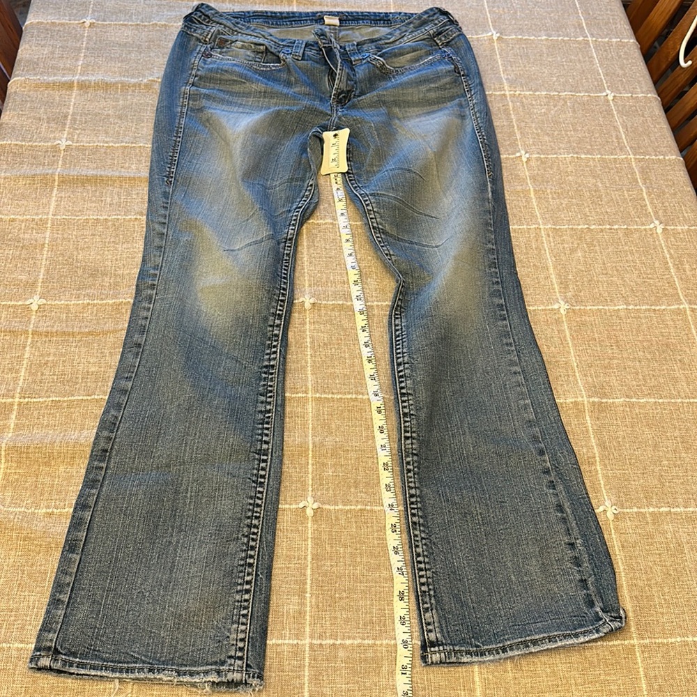 Silver Jeans LOLA 17” Sz 14/L33.